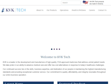 Tablet Screenshot of kvktech.com